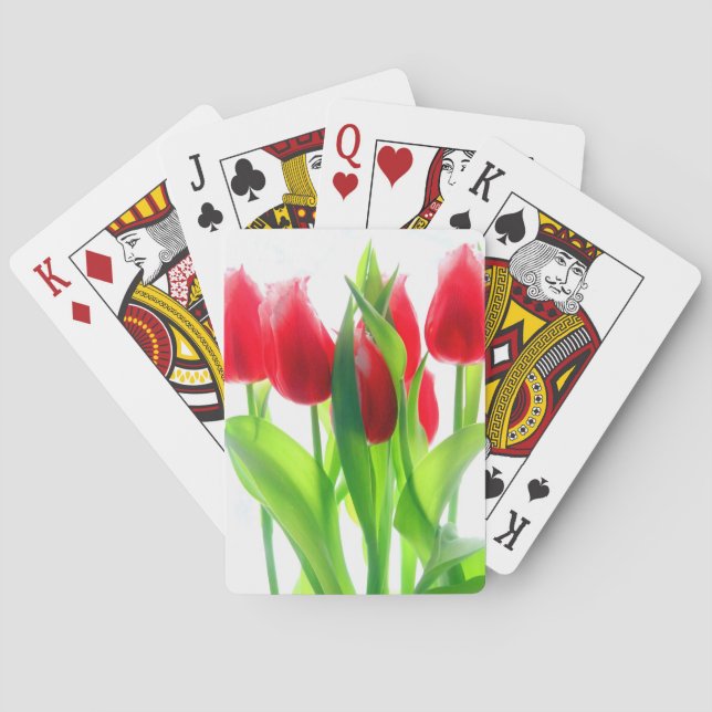 Tulips  playing cards (Back)