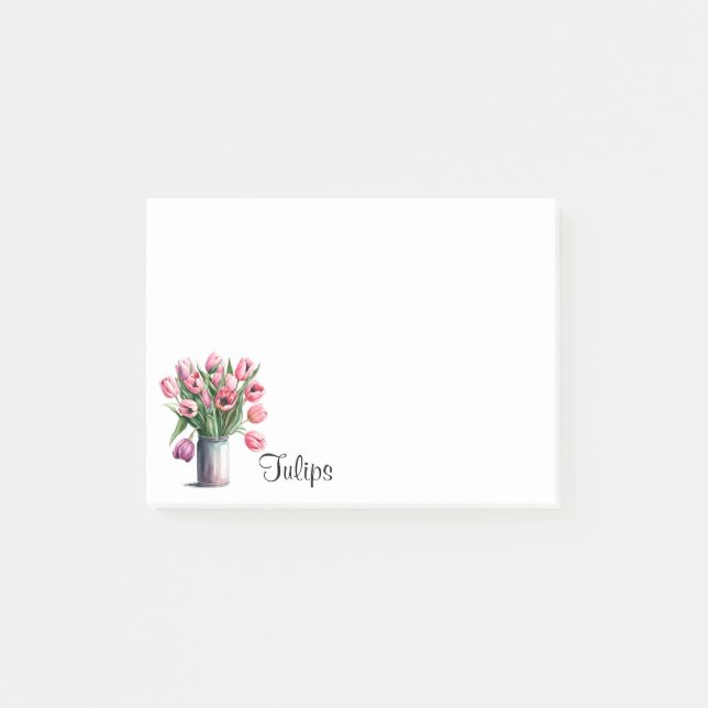 Tulips  post-it notes (Front)