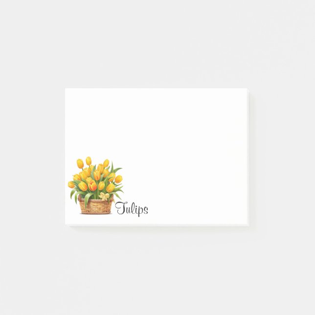 Tulips  post-it notes (Front)