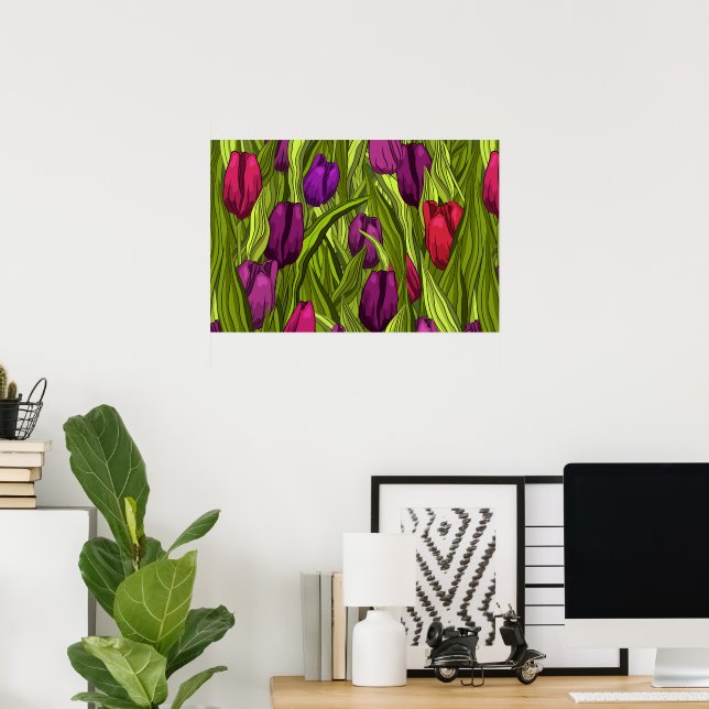 Tulips Poster (Home Office)