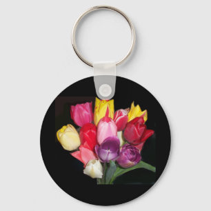 Tulips Says it All Key Ring