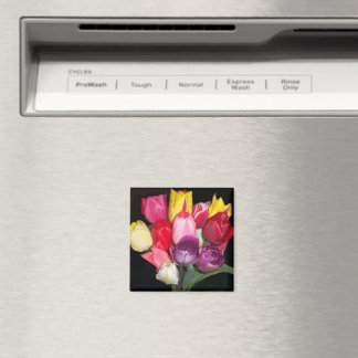Tulips Says it All Magnet