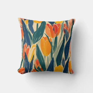 Tulips Spring Radiance Cushion
