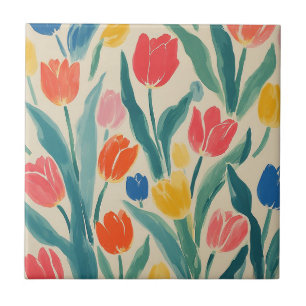 Tulips Spring Radiance Tile