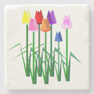Tulips Stone Coaster