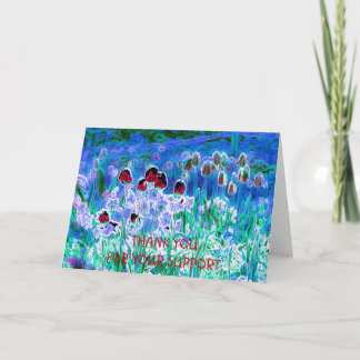 Tulips Thank You Card