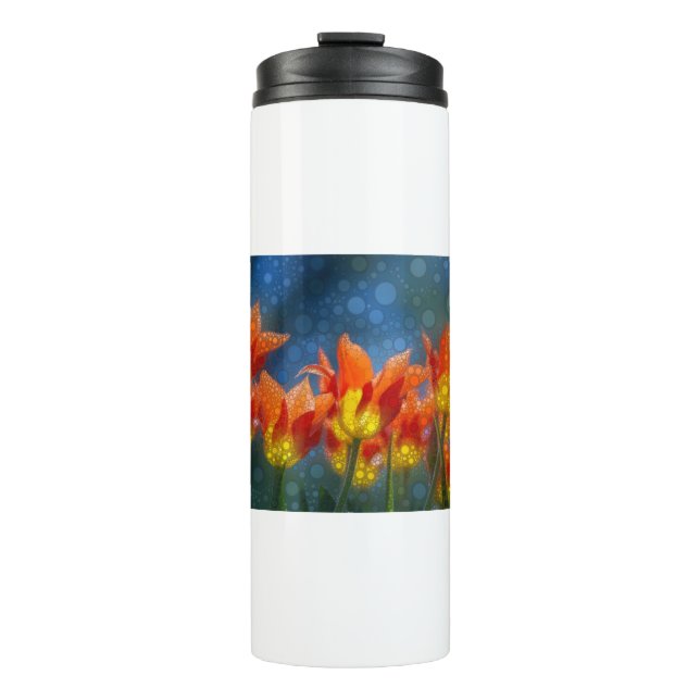Tulips Thermal Tumbler (Front)
