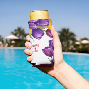 Tulips Thinking of You, Mother's Day Seltzer Can Cooler
