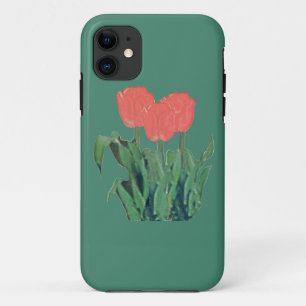 Tulips Three-Red Case-Mate iPhone Case