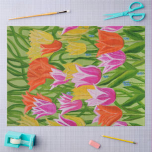 Tulips  tissue paper