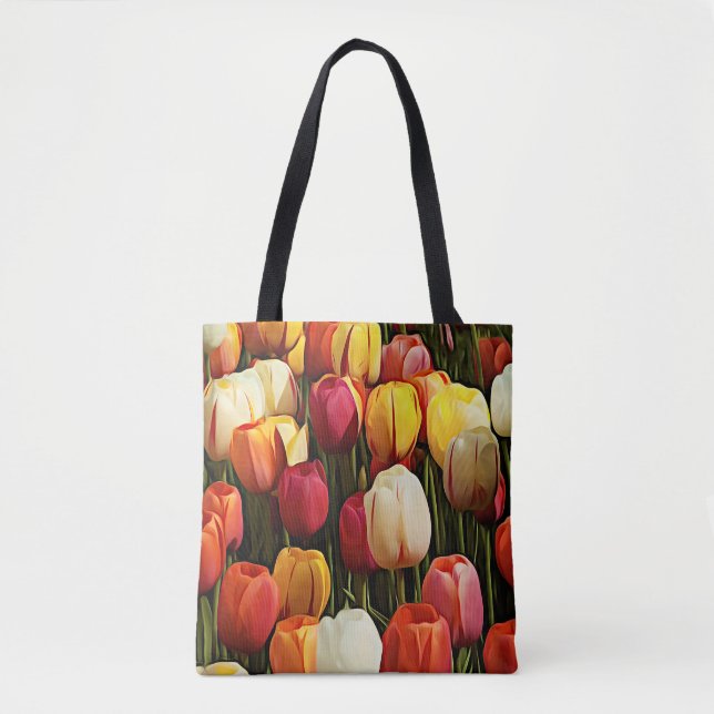 Tulips  tote bag (Front)
