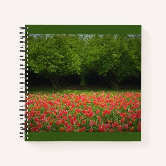 Tulips & Trees Notebook (Front)