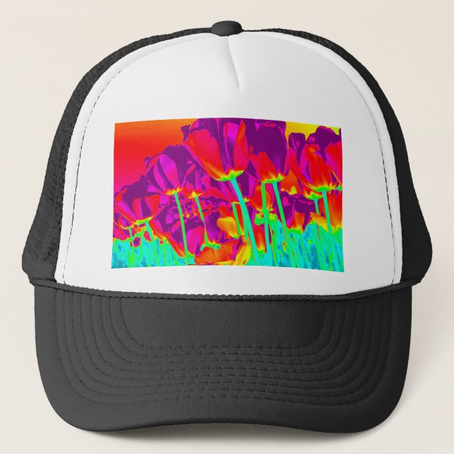 Tulips Trucker Hat (Front)