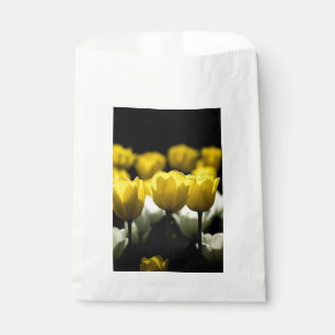 Tulips Yellow And White Favour Bags