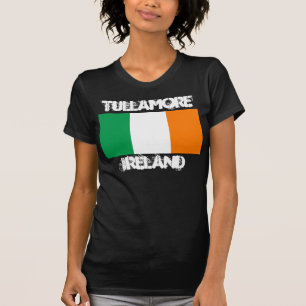 Tullamore, Ireland with Irish flag T-Shirt