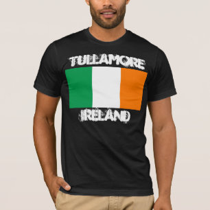 Tullamore, Ireland with Irish flag T-Shirt
