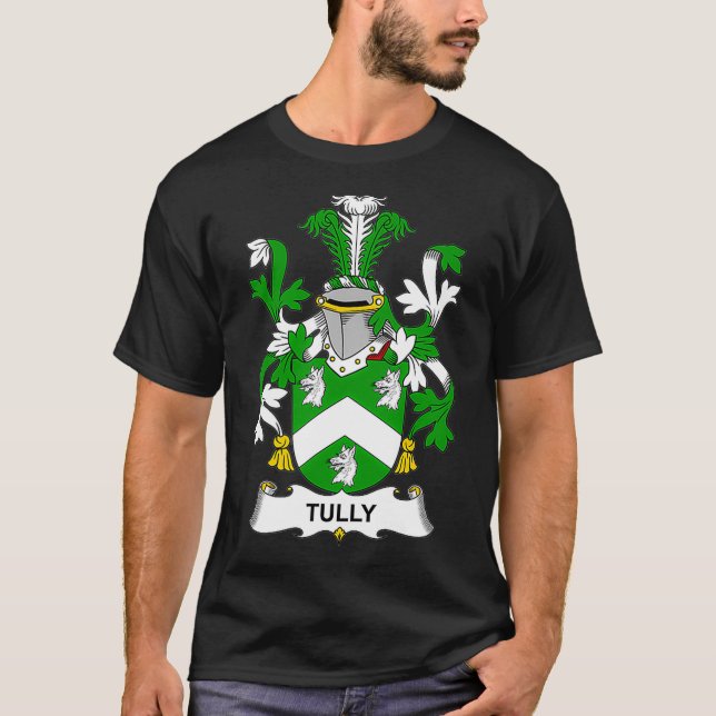 Tully Coat of Arms  Family Crest T-Shirt (Front)