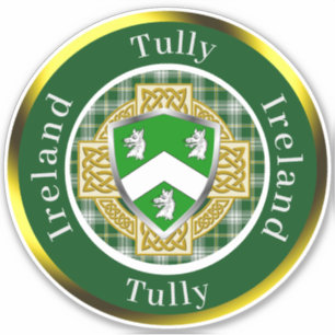 Tully Irish Shield/Celtic Cross Personalised