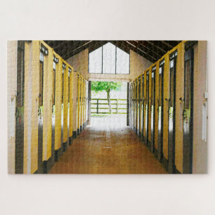 Tully Kildare Horse Stalls Jigsaw Puzzle