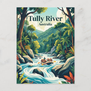 Tully River Queensland Australia White Water Rafti Postcard