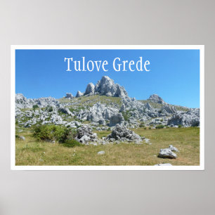 Tulove Grede, Dalmatia, Croatia Poster