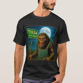 TULSA CITY LIMITS - THE NIGHTMARE HAS A FACE. T-Shirt