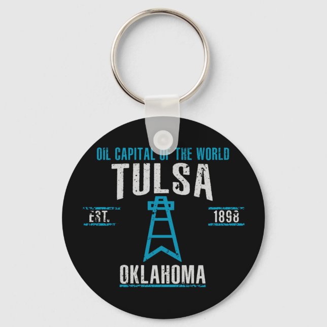 Tulsa Key Ring (Front)