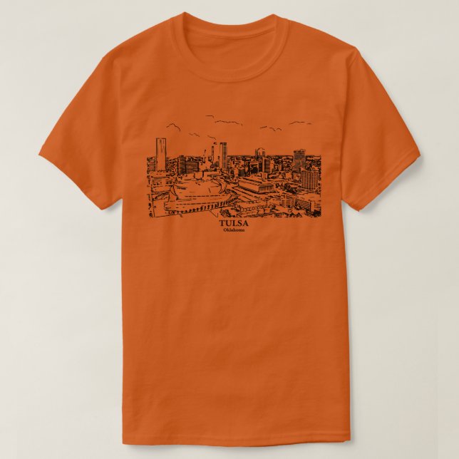 Tulsa Oklahoma  1 T-Shirt (Design Front)
