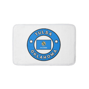 Tulsa Oklahoma Bath Mat