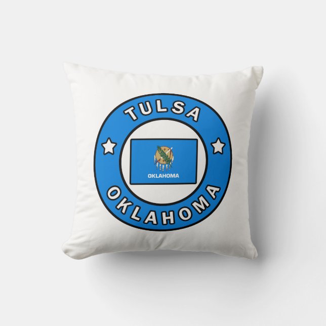 Tulsa Oklahoma Cushion (Front)