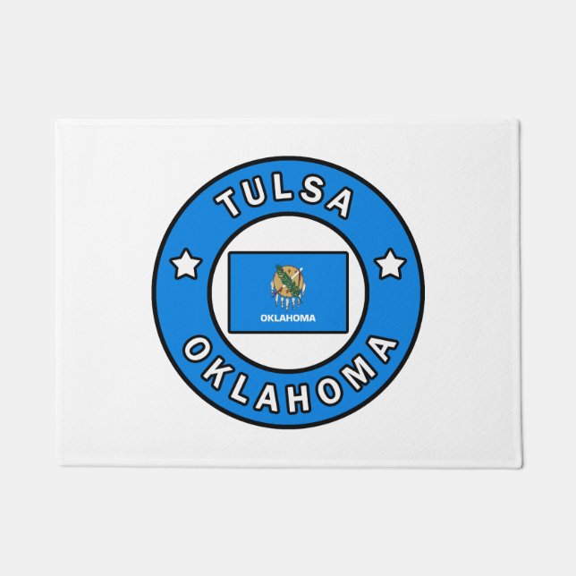 Tulsa Oklahoma Doormat (Front)