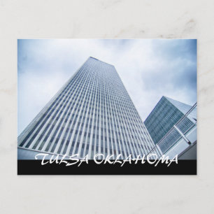tulsa oklahoma downtown postcard