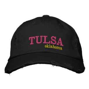 Tulsa Oklahoma Fashionable Embroidered Hat