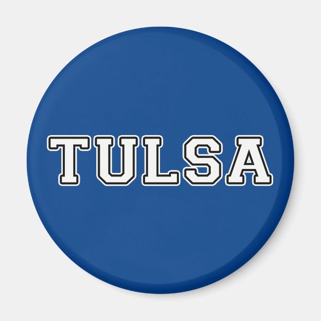 Tulsa Oklahoma Magnet (Front)