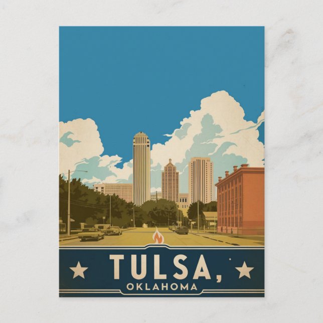 Tulsa, Oklahoma Postcard (Front)