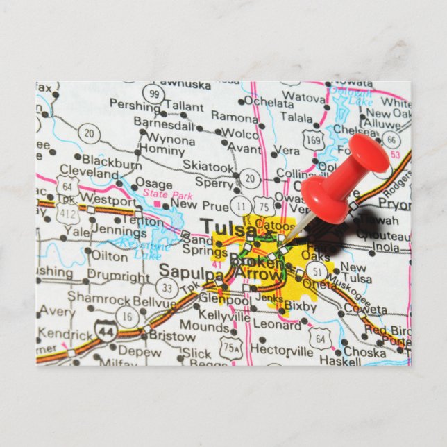 Tulsa, Oklahoma Postcard (Front)