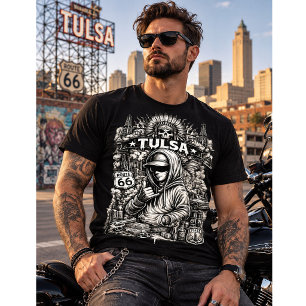 Tulsa Oklahoma Route 66 Streetwear T-Shirt – Urban