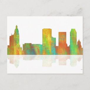 Tulsa Oklahoma Skyline Postcard