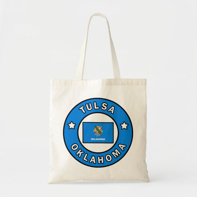Tulsa Oklahoma Tote Bag (Front)