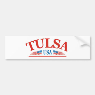 Tulsa Oklahoma USA Bumper Sticker