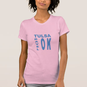 TULSA Pink T-shirt OKLAHOMA TRIP