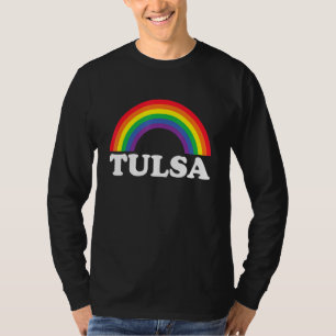 Tulsa Rainbow LGBTQ Gay Pride Lesbians Queer T-Shirt