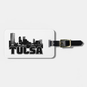 Tulsa Skyline Luggage Tag