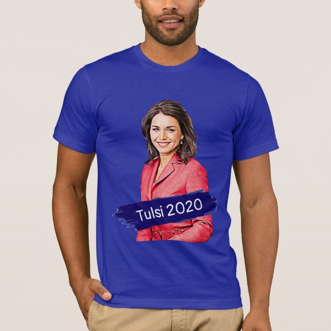Tulsi 2020 Election Support T-Shirt (Front)