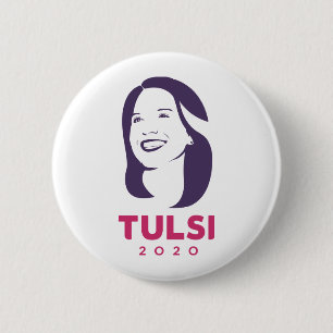 Tulsi 2020 For America 6 Cm Round Badge