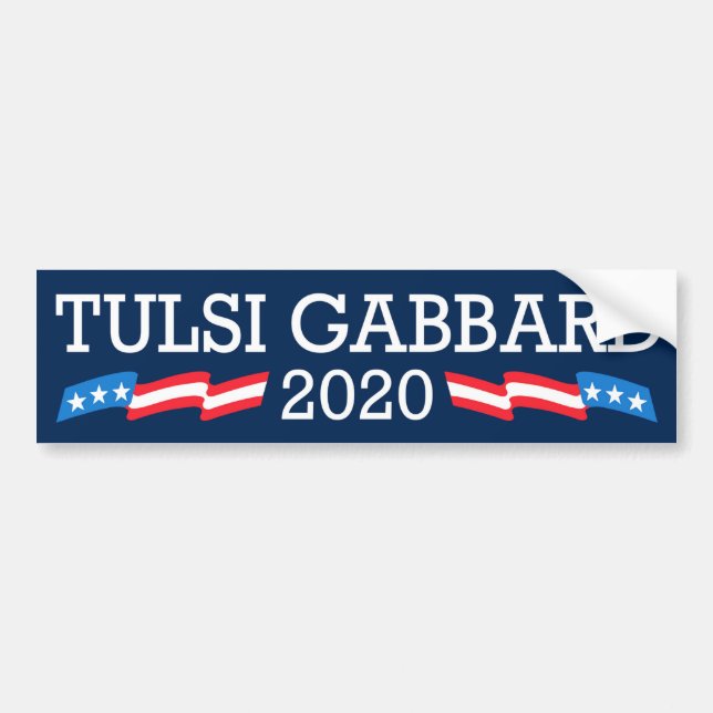 Tulsi Gabbard 2020 Bumper Sticker (Front)