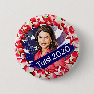 Tulsi Gabbard for Presidnet 2020 Election 6 Cm Round Badge