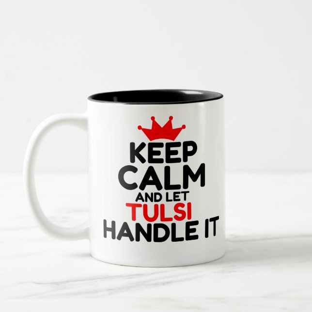 TULSI Two-Tone COFFEE MUG (Left)