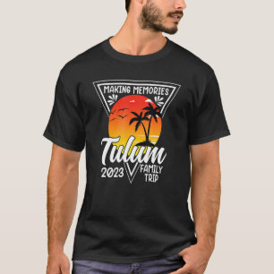 Tulum Beach Family Vacation 2023 Mexico Family Tri T-Shirt