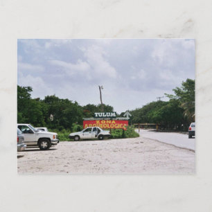 tulum (entrada rivera maya) postcard